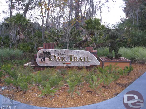 We started off the morning at Disneys Oak Trail course.