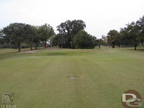 Where my tee shot on number 1 ended up.. too bad I cannot chip or putt!