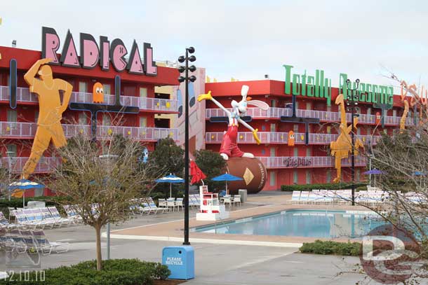 The Computer Pool area (located between the 80s and 90s buildings.