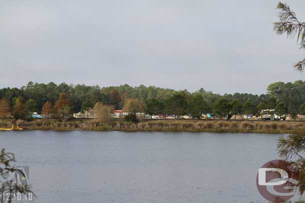 Things have started to move again on the construction site for the Animation Resort.