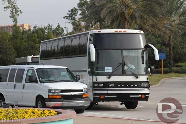 This morning they had chartered buses on most routes from Pop Century.  Once at the park noticed the other resorts all seemed to have Disney buses, so guess they were a bit short.