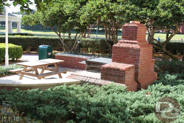 A BBQ area