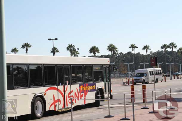 I mentioned the bus drop off.  They also moved the EPCOT stop out to the charter area.