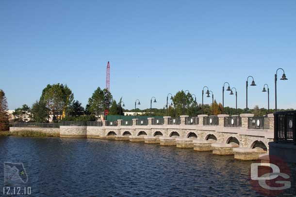 The bridge is still the same as it has been for years.