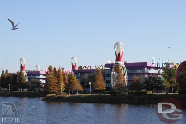 Another set of comparison shots.. the unfinished Animation Resort