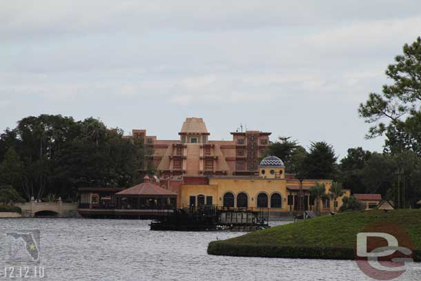 Getting darker as I made my way around the lagoon.