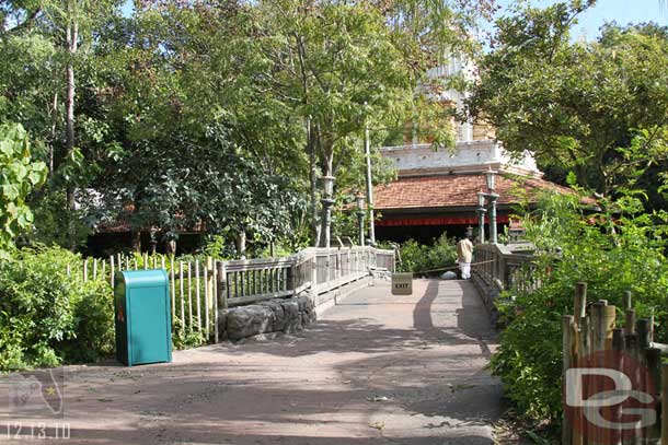 The raft ride was closed due to the cold weather (they said they were going to try to open around 1:00pm)