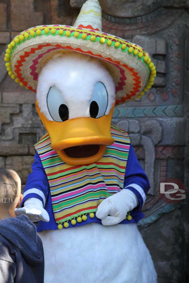 Donald was out at the new Meet and Greet