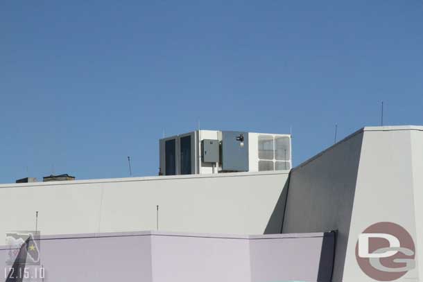 Another shot of the new projector housing on the Tomorrowland side.