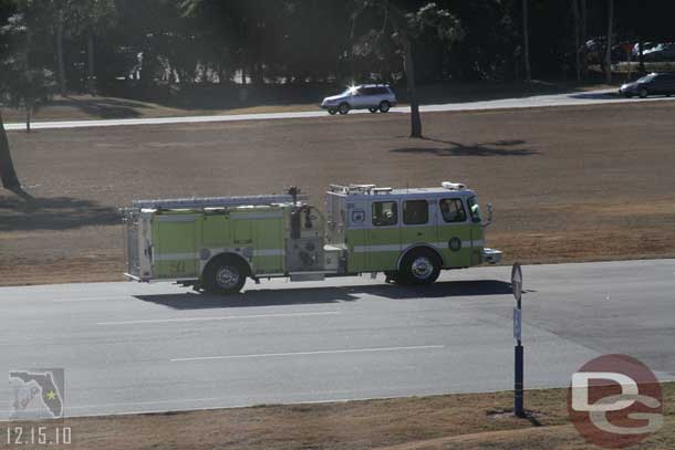 A random firetruck shot as it heads back to the station.