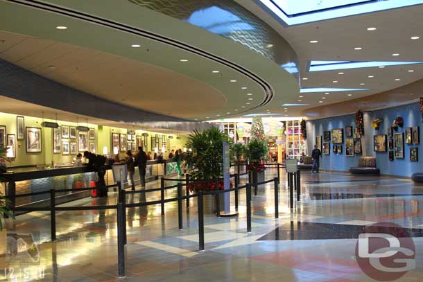 No wait a the Pop Century check in/out area.