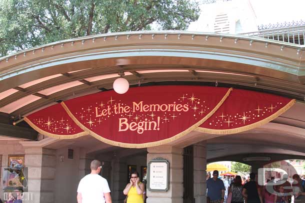 Arriving at the Magic Kingdom