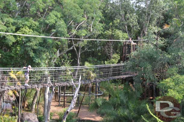 Here is a good view of the second bridge.  To the lower left under the bridge you can see another clip in area we will be going to later.