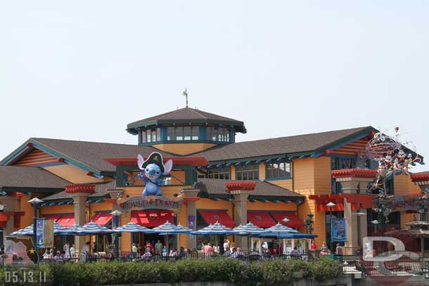 The World of Disney from across the lake.