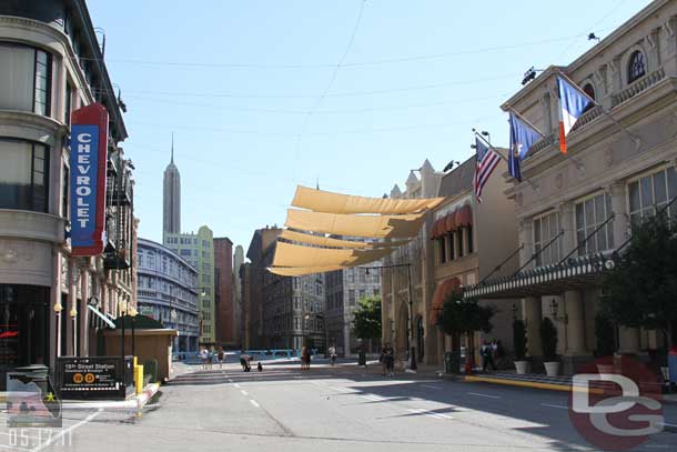 Moved on after waiting a while.  Noticed these covers on the street.  Not sure what they were for, maybe just summer?