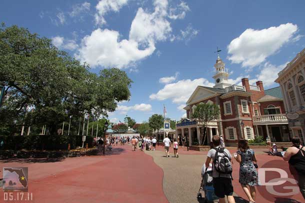 A picture perfect day in Liberty Square