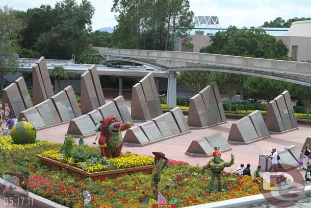 A look around Future World as we circled EPCOT.