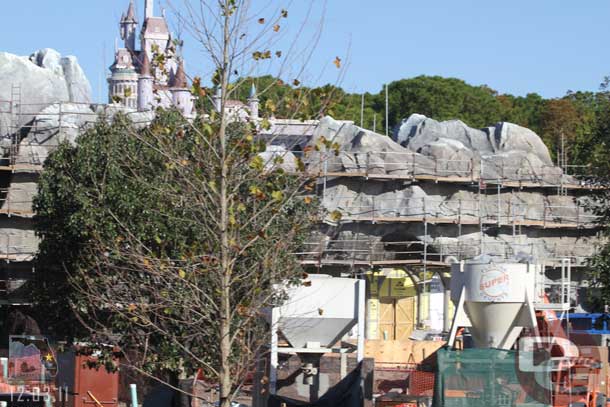 More rock work and some trees.