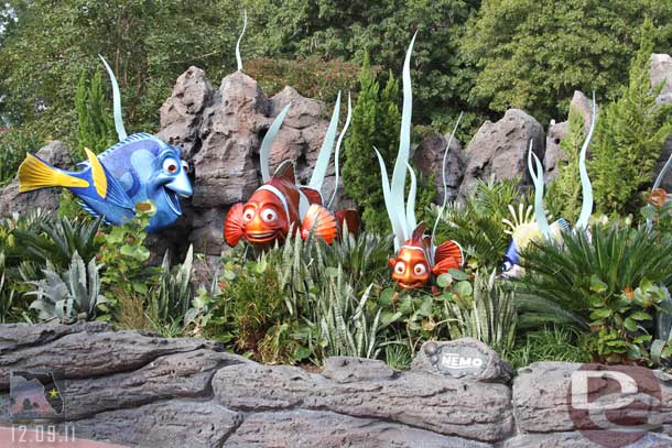 Next up the Seas with Nemo and Friends (that name still bugs me.. what was wrong with the Living Seas).