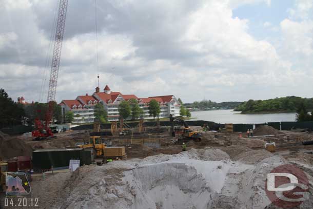 Which had the added benefit of a look at the Grand Floridian DVC project.