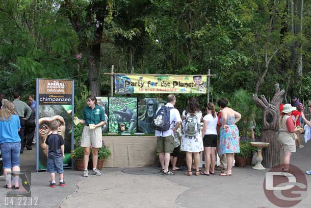 It was also Earth Day and the Party for the Planet was going on with several activities around the park.