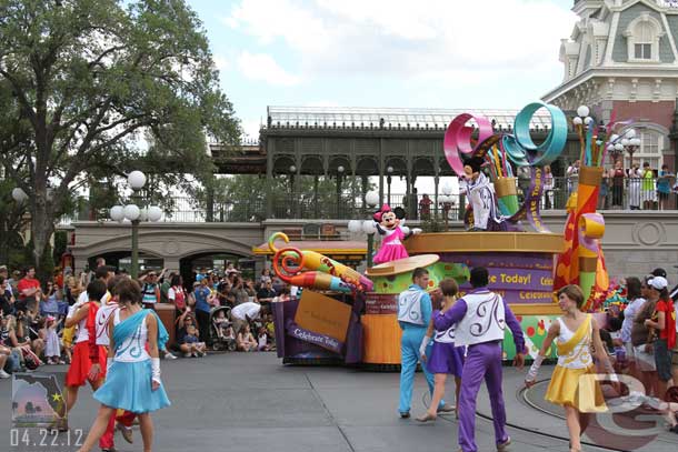 Ran into the parade as I was heading out.  Wonder when they will get a completely new one.. thought the perfect opportunity would have been this past October for the 40th.