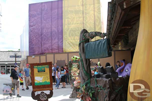 The Rain Forest Cafe in Downtown Disney is being worked on.  It is still open though.