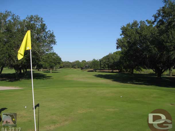 Looking back down the fairway of the 8th hole.