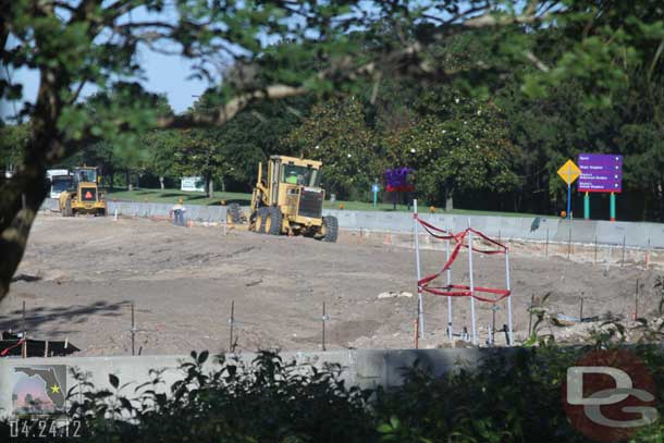 They are working on widening the Buena Vista Drive right before the turn to Victory Way.