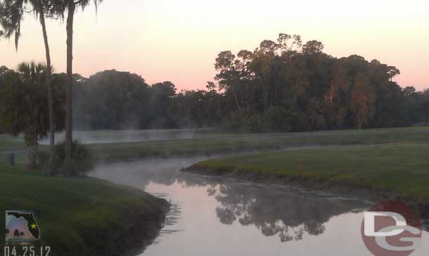 This morning was cool and the water was warmer than the air.