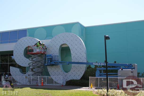 There was plenty of repainting going on all around Pop Century on this trip.