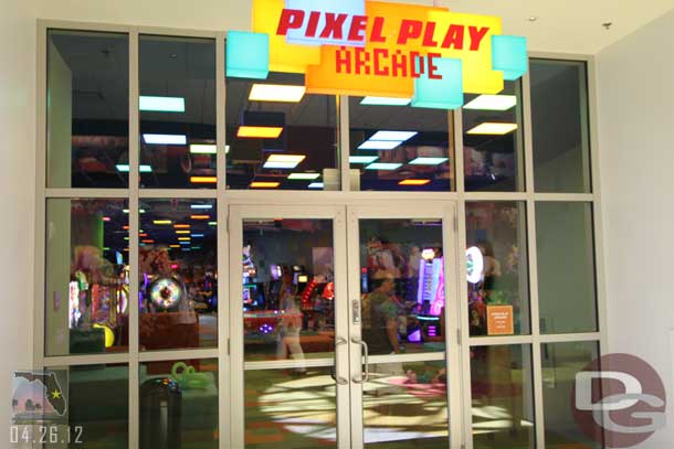 The arcade (same location as the Pop Century one but seemed larger).