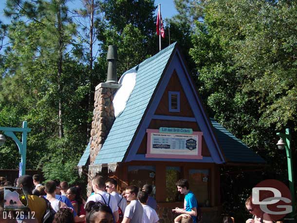 One of the ticket booths.