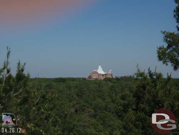 Off the back of the Mountain you can see Animal Kingdom.  Here is Everest.