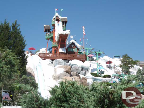 The observation deck is the railing below the sky jump.