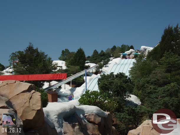 Looking up the Toboggan Racers