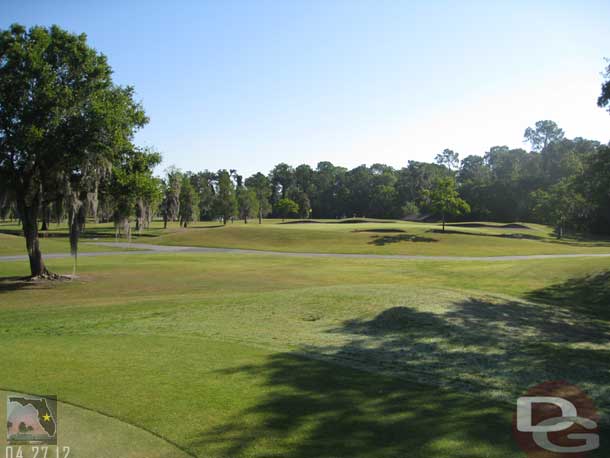 Random shot from the green on number 9 (or I think it was 9).