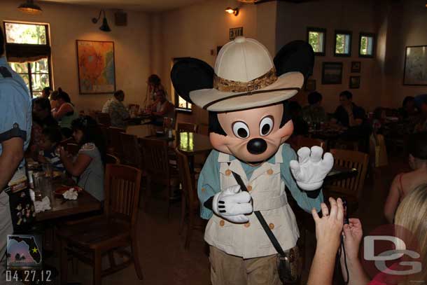 Mickey making the rounds.