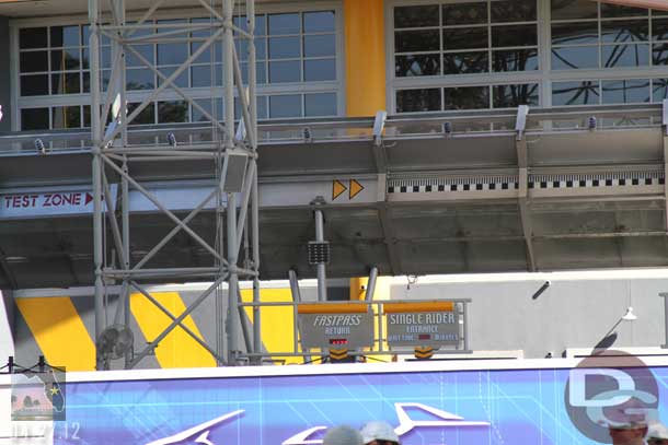 A look at Test Track from ground level.