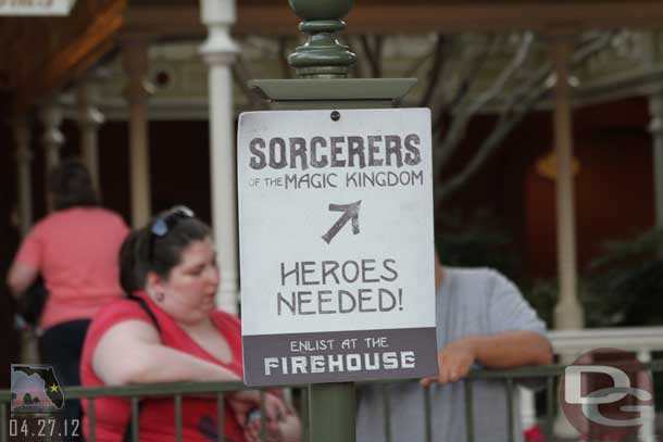 Noticed some signs up around Town Square for the Sorcerers game.