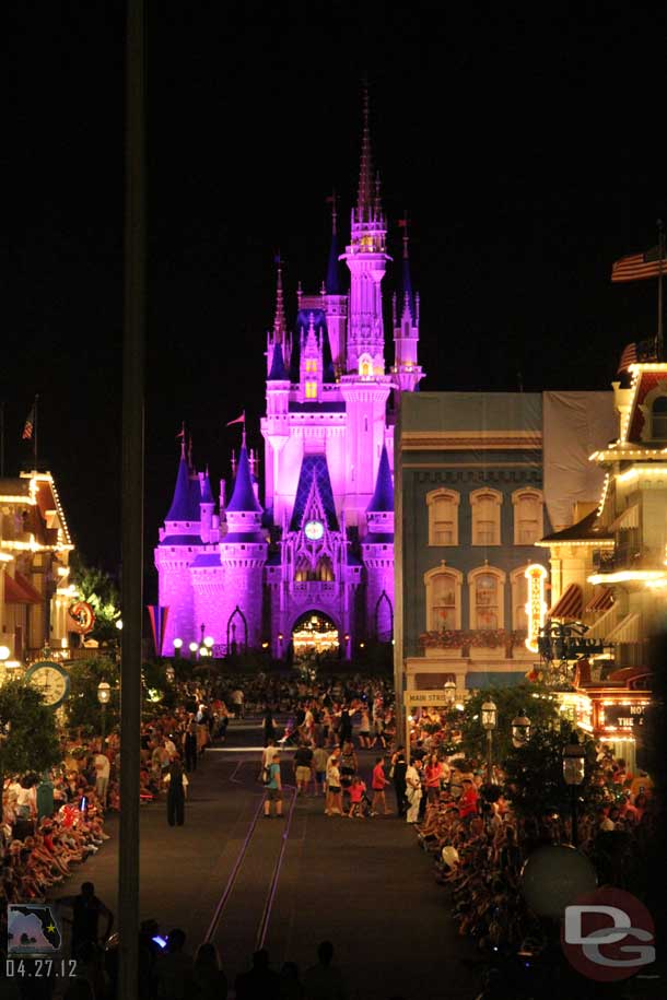 Made my way down Main Street.  The work on the building near the end really makes for an odd view.