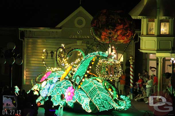 To close out the evening watched the Main Street Electrical Parade.  Here are some random pictures.