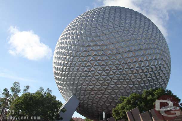 Spaceship Earth.. hard to believe it is 30 years old already.