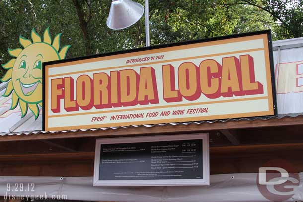 A new booth this year, Florida Local.