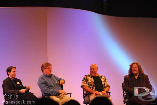 The panel featured Steven Vagnini, Tim ODay, Greg Ehrbar and Russell Brower