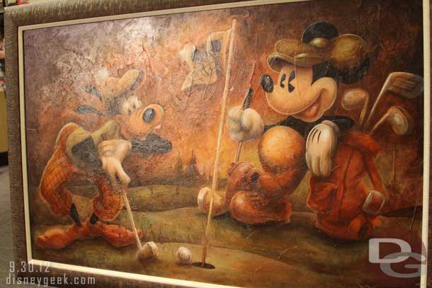 I just liked this piece in the Art of Disney store.