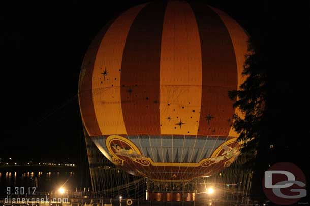 The new Characters in Flight Balloon (it was not open).