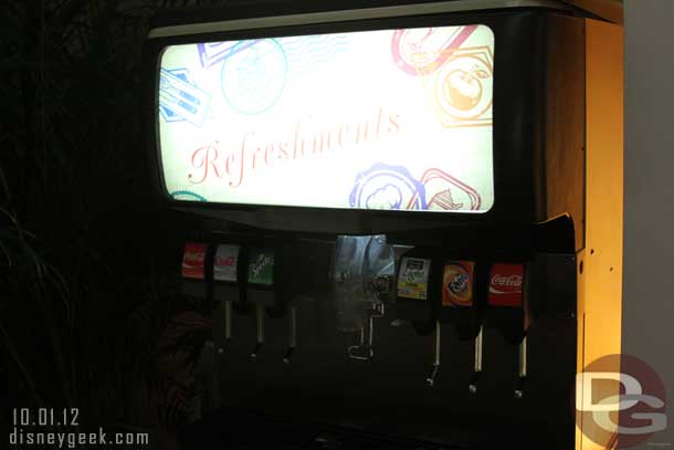 The soda fountains.