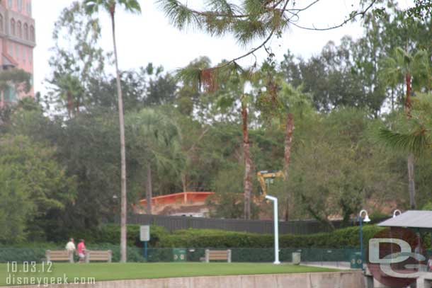 First stop the Studios today.  Some work going on backstage between the Fantasmic Theater and the front entrance.