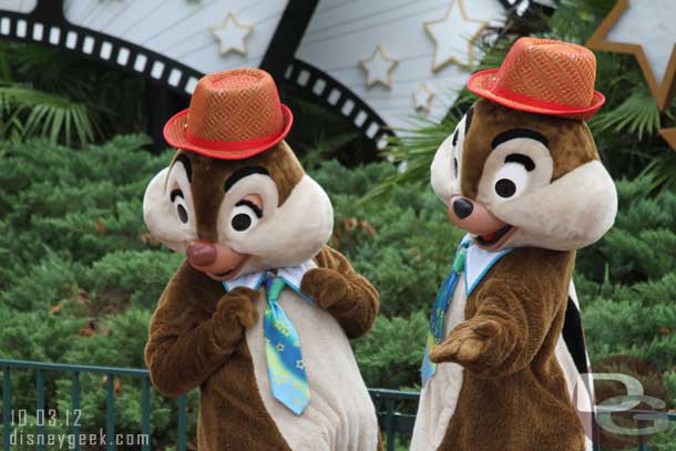 A couple of famous chipmunks.